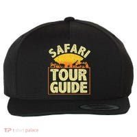 Funny Safari Guide Zoo Safari Wool Snapback Cap thumb 0