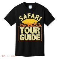 Funny Safari Guide Zoo Safari Kids T-Shirt thumb 0