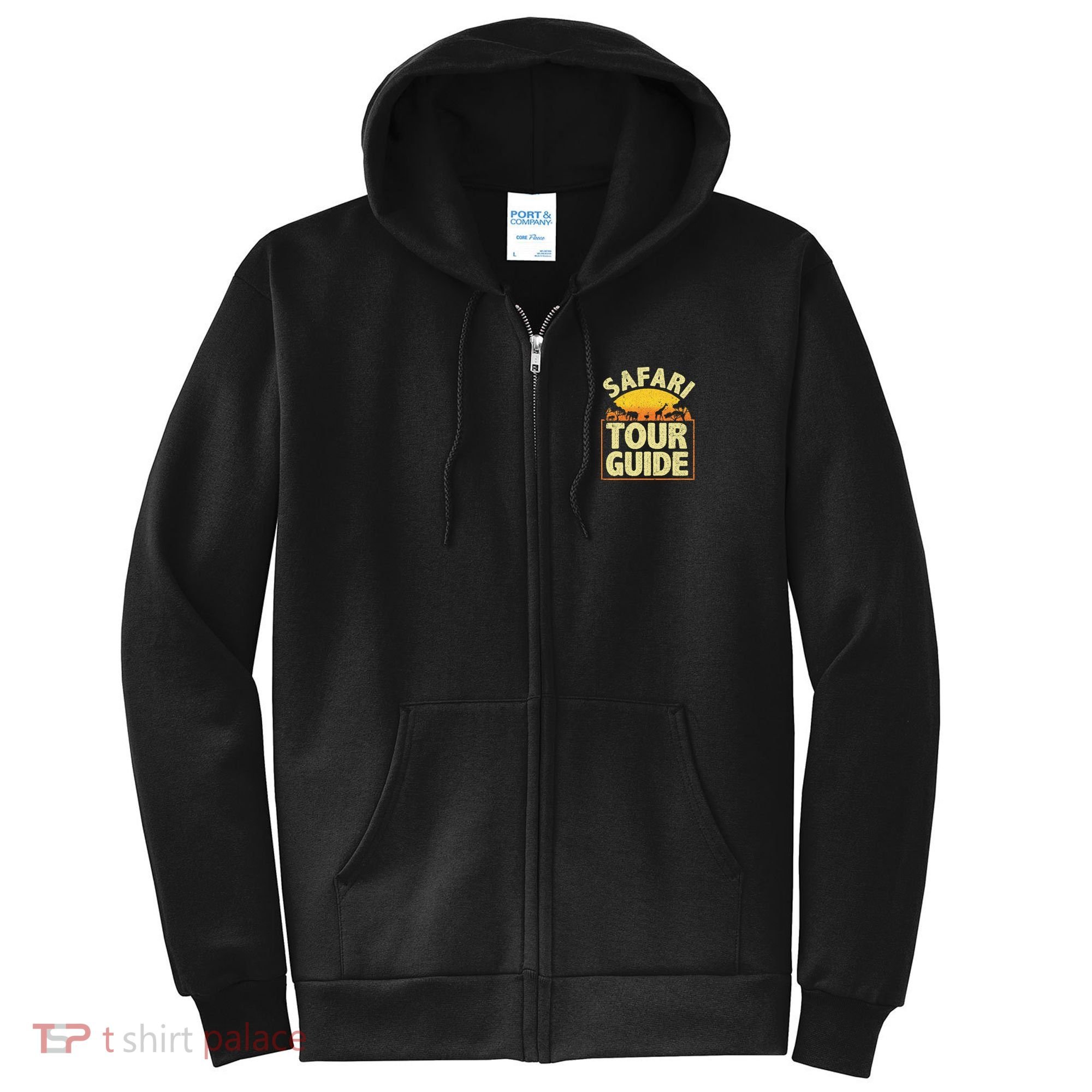 Funny Safari Guide Zoo Safari Full Zip Hoodie