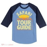 Funny Safari Guide Zoo Safari Raglan Baseball Sleeve Shirt thumb 0