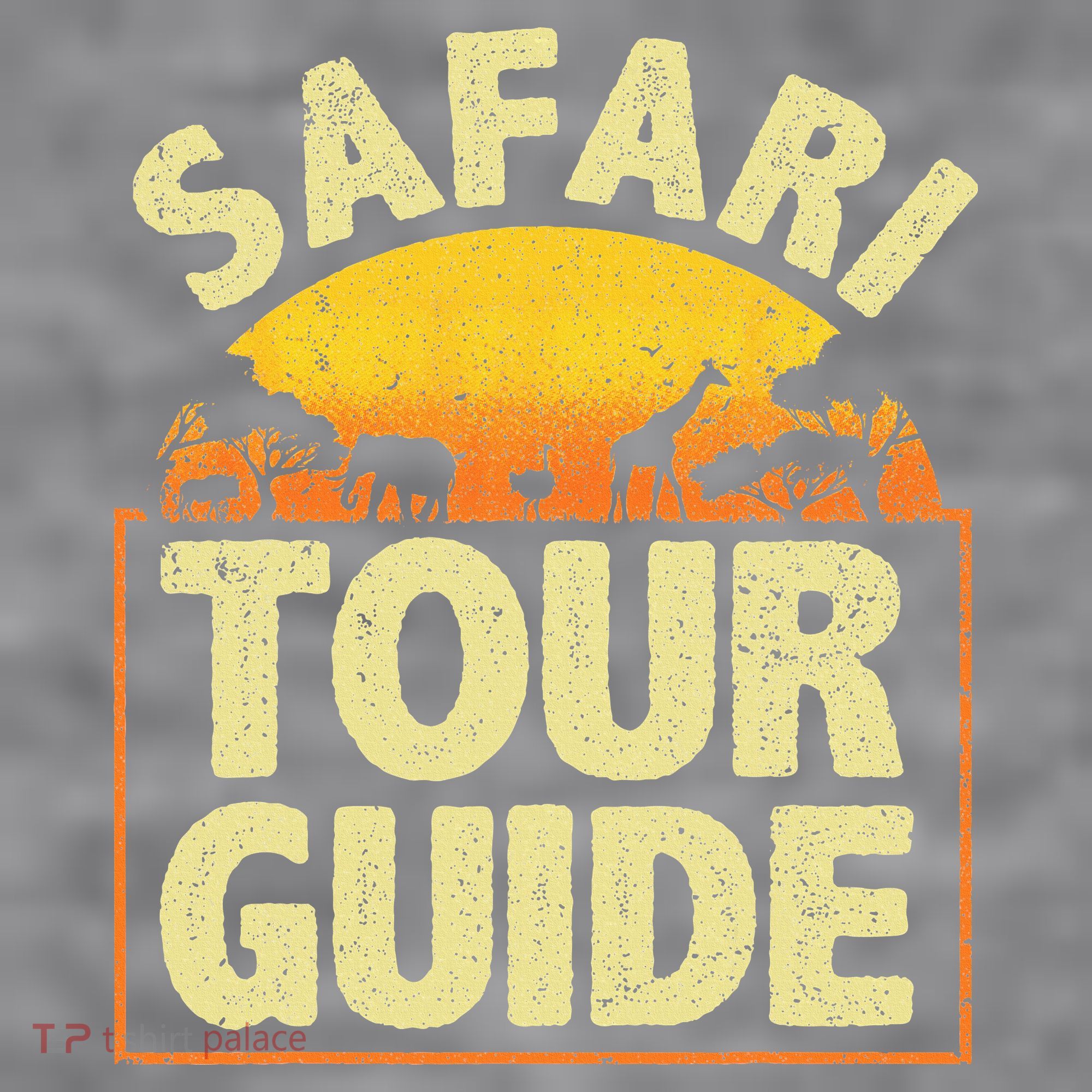 Funny Safari Guide Zoo Safari Women's Racerback Cropped Tank