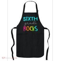 Funny Sixth Grade Rocks Team 6th Grade Teacher Apron thumb 0