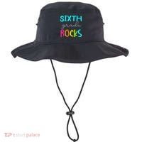 Funny Sixth Grade Rocks Team 6th Grade Teacher Bucket Hat thumb 0