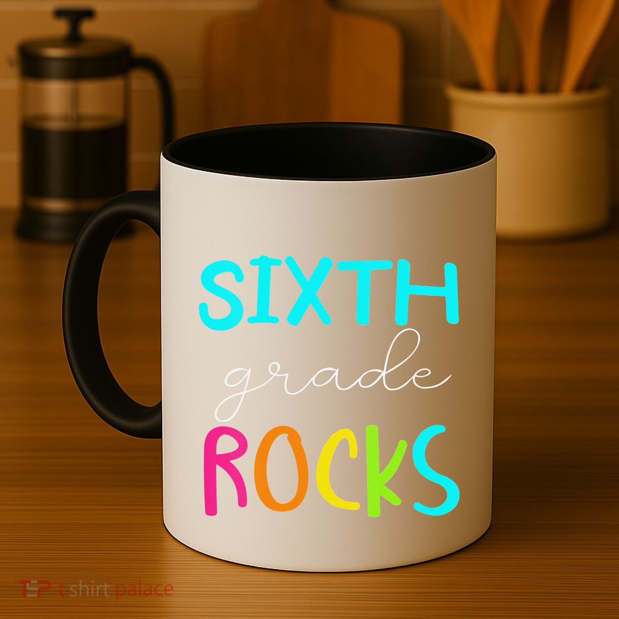 Funny Sixth Grade Rocks Team 6th Grade Teacher Coffee Mug