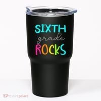 Funny Sixth Grade Rocks Team 6th Grade Teacher Tumbler thumb 0