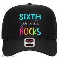 Funny Sixth Grade Rocks Team 6th Grade Teacher Hat thumb 0