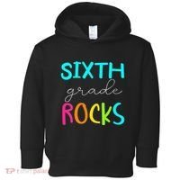 Funny Sixth Grade Rocks Team 6th Grade Teacher Toddler Hoodie thumb 0