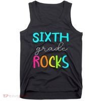 Funny Sixth Grade Rocks Team 6th Grade Teacher Tank Top thumb 0