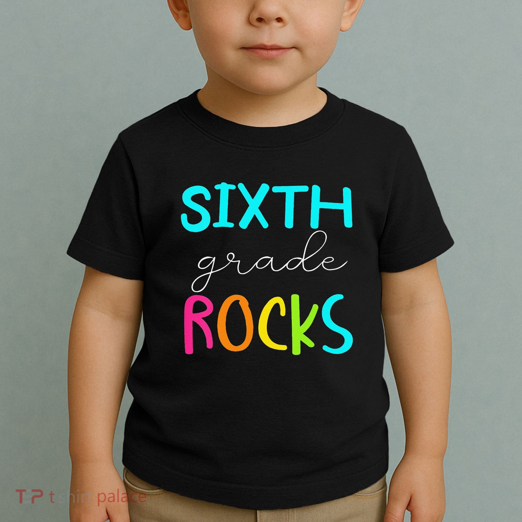 Funny Sixth Grade Rocks Team 6th Grade Teacher Toddler T-Shirt