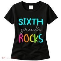 Funny Sixth Grade Rocks Team 6th Grade Teacher Women's T-Shirt thumb 0