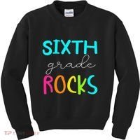 Funny Sixth Grade Rocks Team 6th Grade Teacher Kids Sweatshirt thumb 0