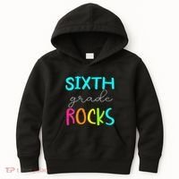 Funny Sixth Grade Rocks Team 6th Grade Teacher Kids Hoodie thumb 0