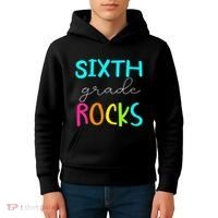 Funny Sixth Grade Rocks Team 6th Grade Teacher Kids Hoodie thumb 4
