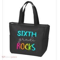 Funny Sixth Grade Rocks Team 6th Grade Teacher Tote Bag thumb 3
