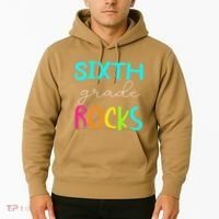 Funny Sixth Grade Rocks Team 6th Grade Teacher Hoodie thumb 2