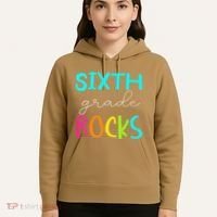 Funny Sixth Grade Rocks Team 6th Grade Teacher Hoodie thumb 5