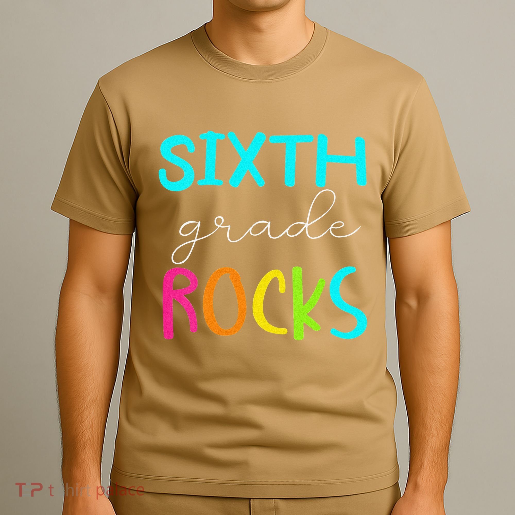 Funny Sixth Grade Rocks Team 6th Grade Teacher T-Shirt
