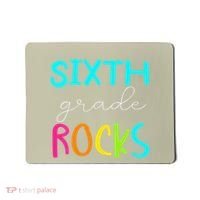 Funny Sixth Grade Rocks Team 6th Grade Teacher Mousepad thumb 0