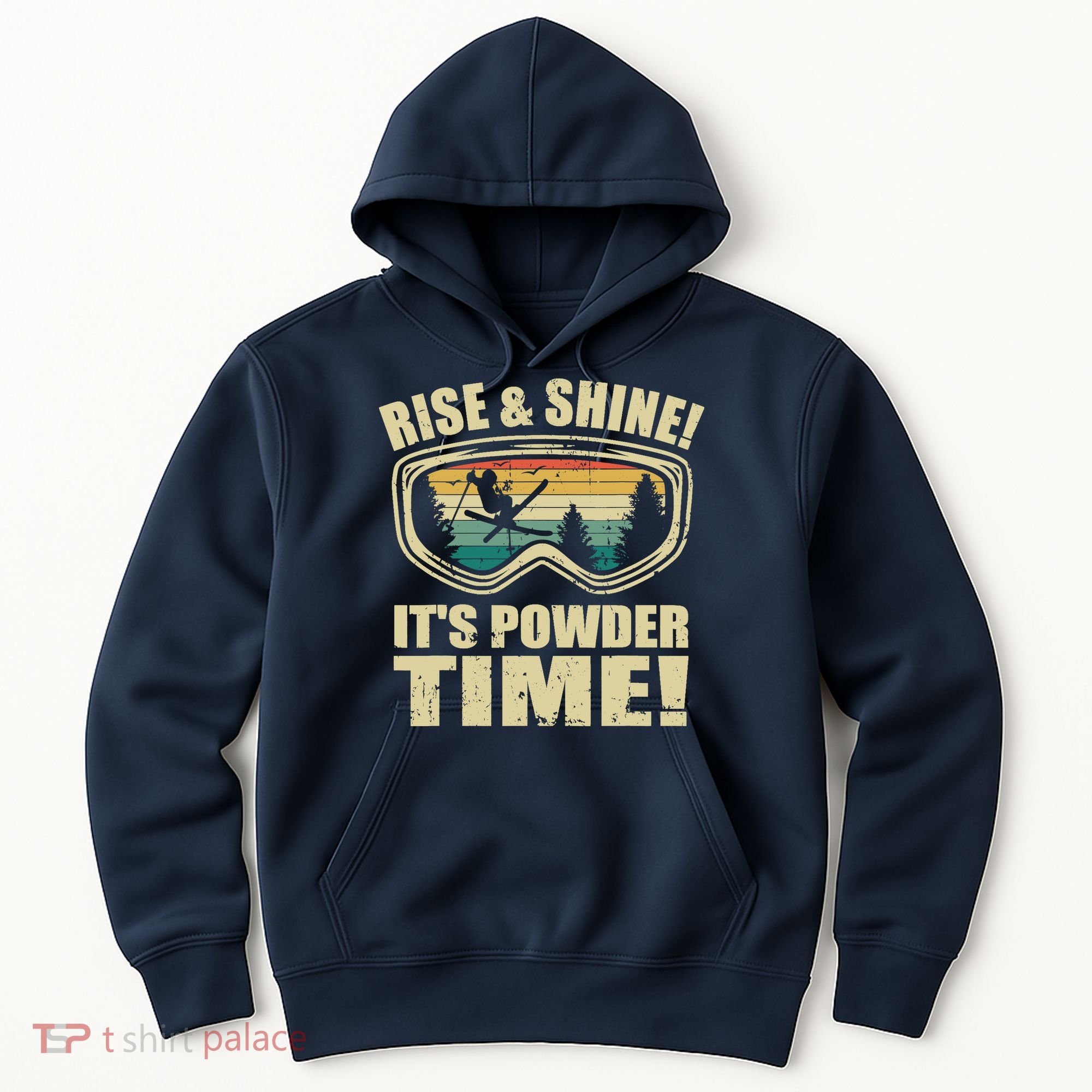 Freeskiing Ski Goggles FreestyleSkiing Wintersports 80s Ski Hoodie