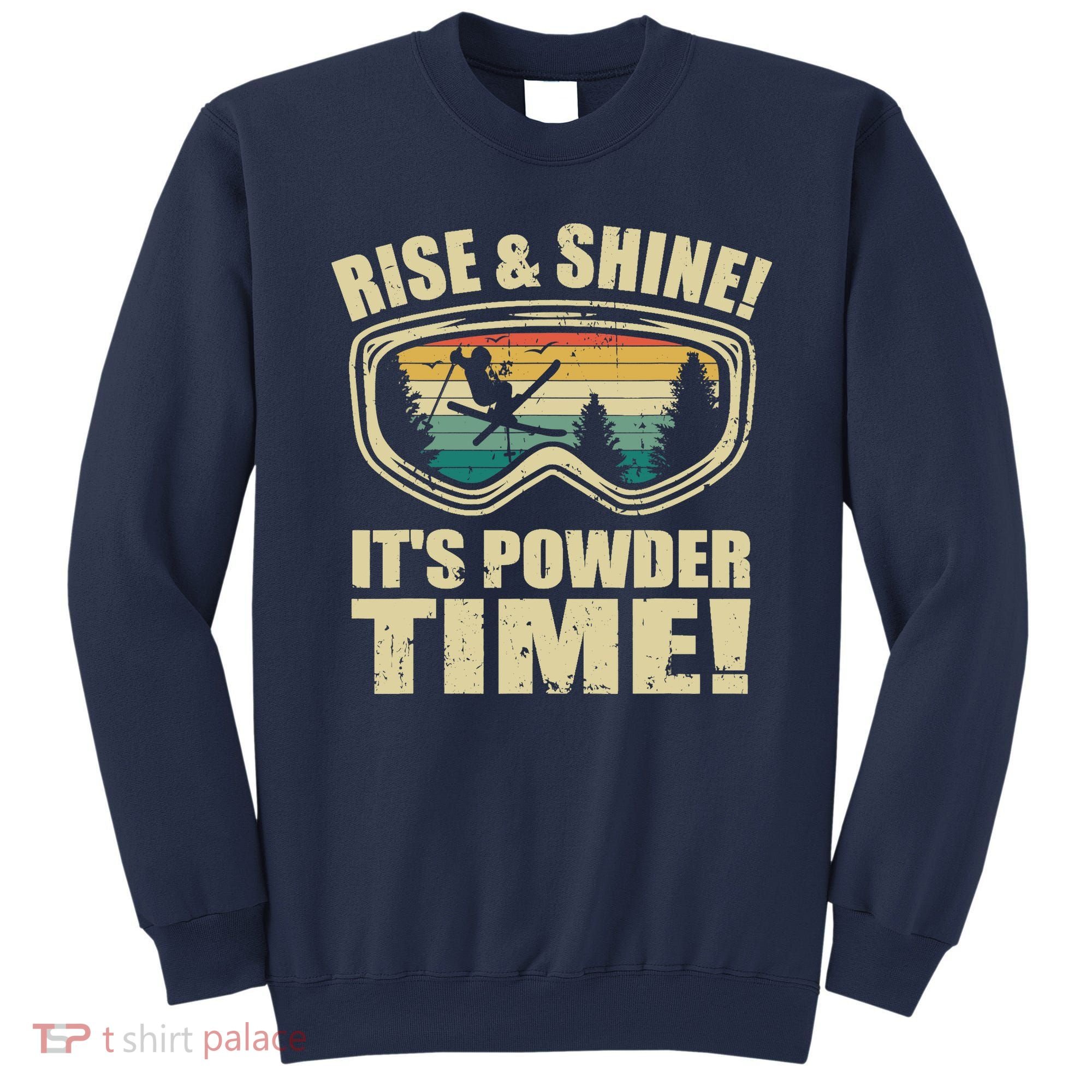 Freeskiing Ski Goggles FreestyleSkiing Wintersports 80s Ski Sweatshirt