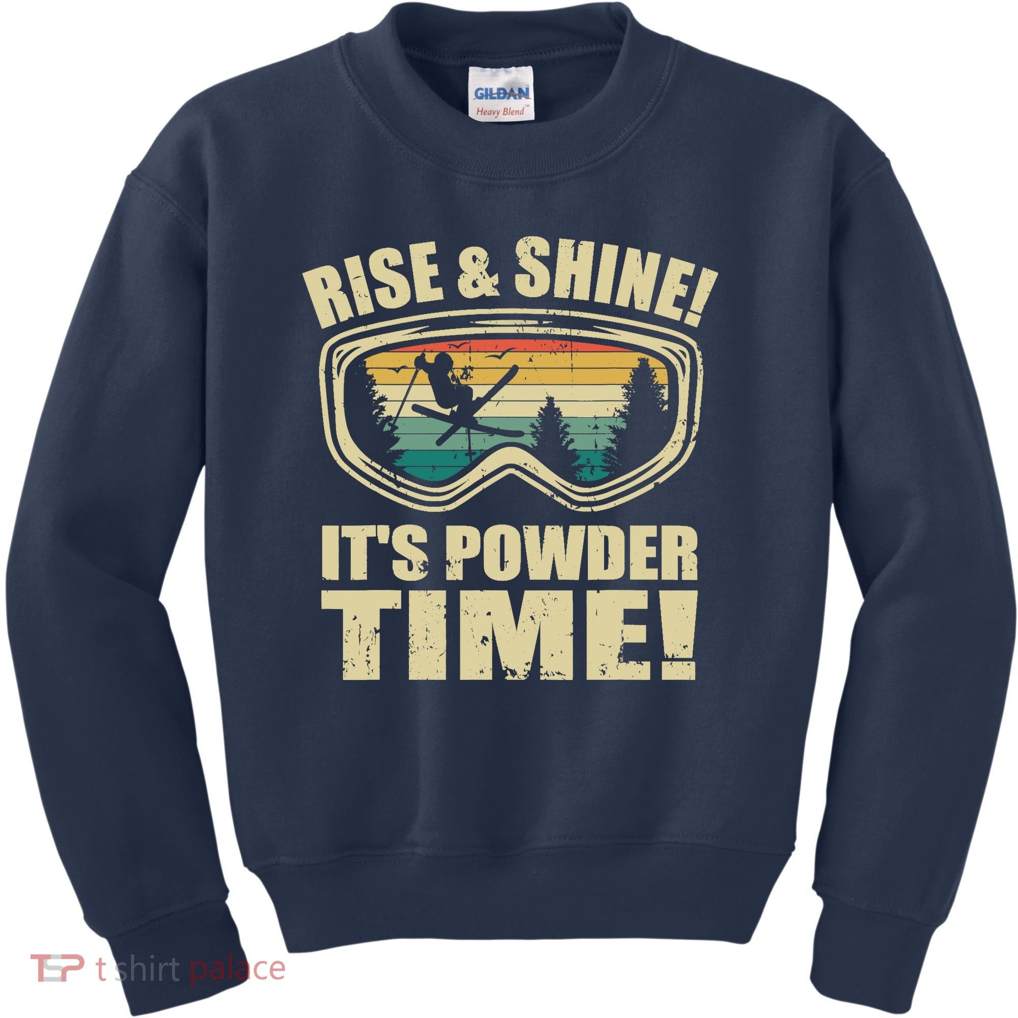 Freeskiing Ski Goggles FreestyleSkiing Wintersports 80s Ski Kids Sweatshirt