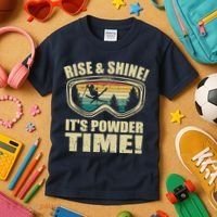 Freeskiing Ski Goggles FreestyleSkiing Wintersports 80s Ski Kids T-Shirt thumb 3