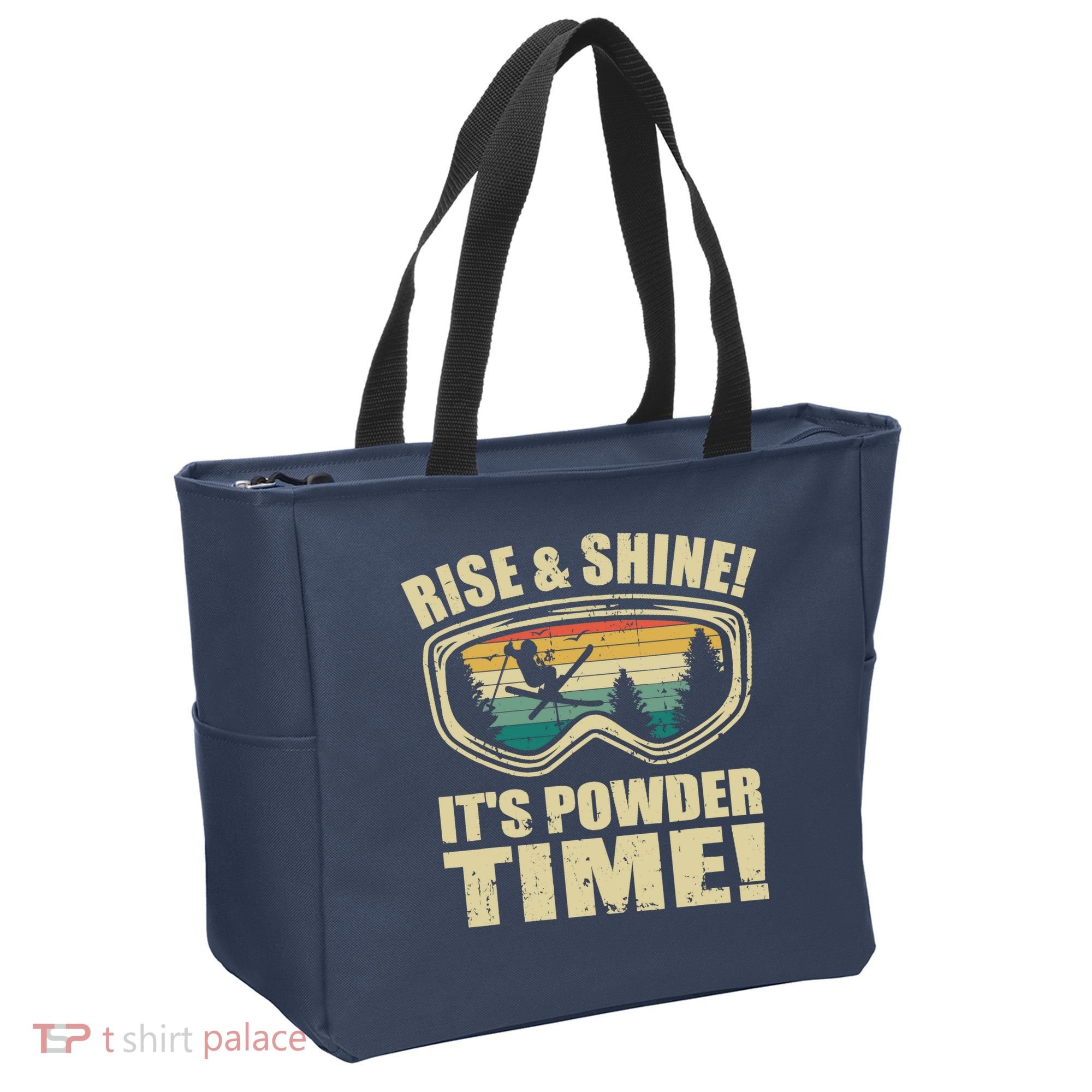 Freeskiing Ski Goggles FreestyleSkiing Wintersports 80s Ski Tote Bag
