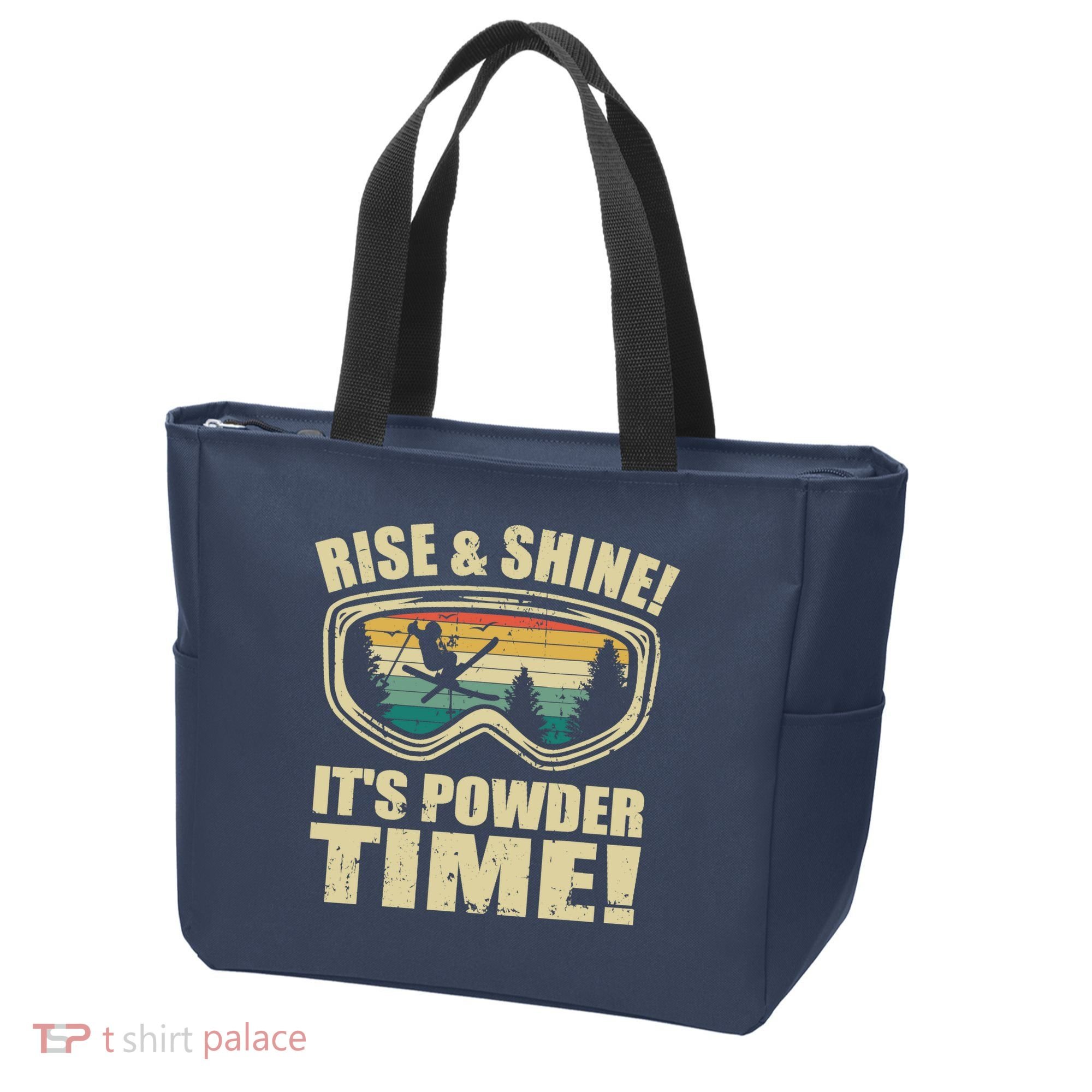 Freeskiing Ski Goggles FreestyleSkiing Wintersports 80s Ski Tote Bag