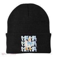 Floral Silly Goose Boho Mama Mom Farm Duck Animal Goose Beanie thumb 0