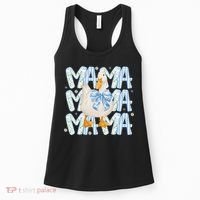 Floral Silly Goose Boho Mama Mom Farm Duck Animal Goose Women's Tank Top thumb 0