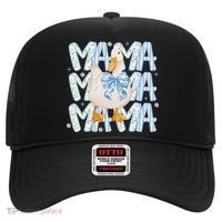 Floral Silly Goose Boho Mama Mom Farm Duck Animal Goose Hat thumb 0