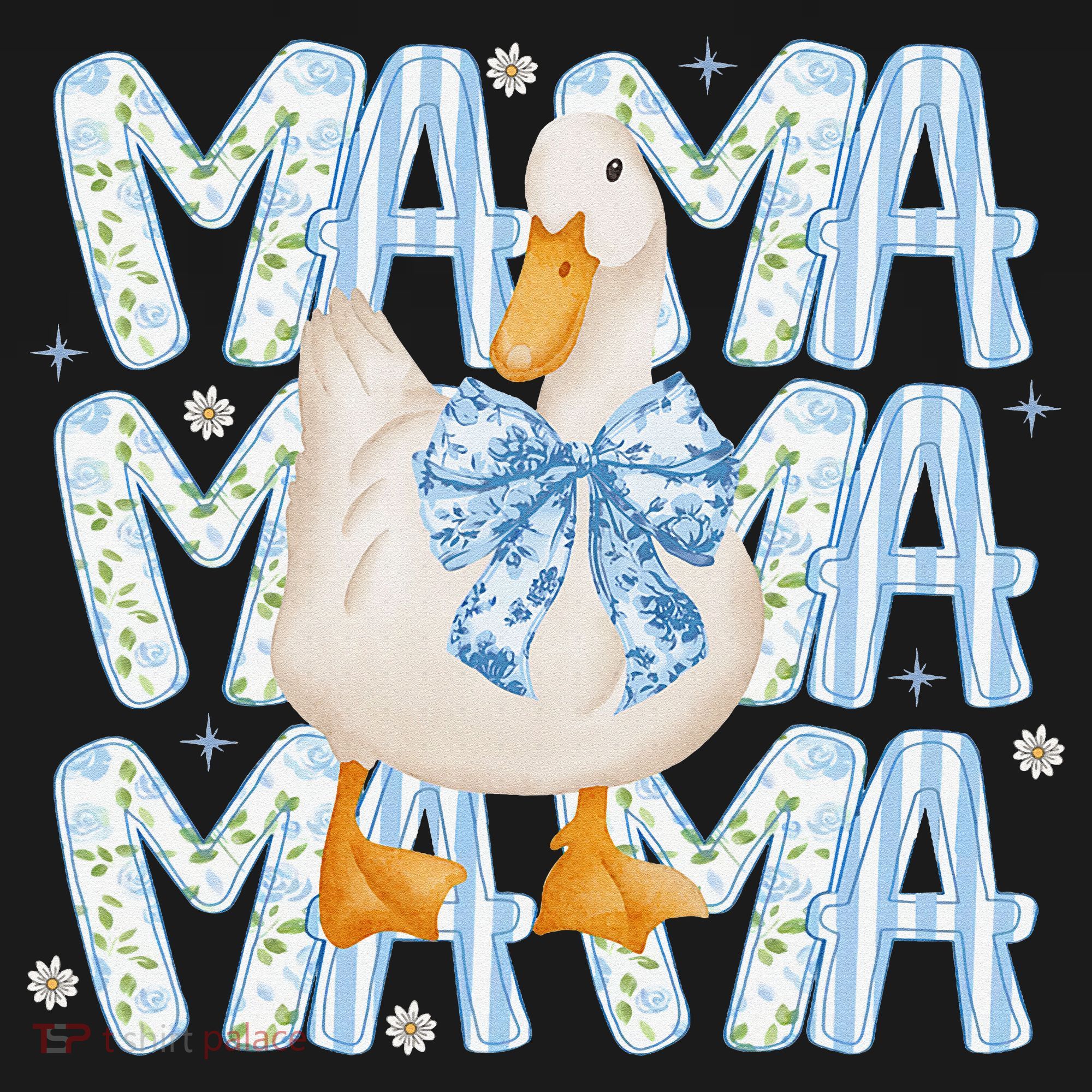 Floral Silly Goose Boho Mama Mom Farm Duck Animal Goose Kids Sweatshirt