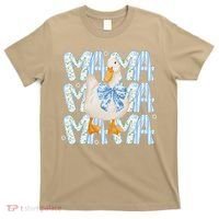 Floral Silly Goose Boho Mama Mom Farm Duck Animal Goose T-Shirt thumb 0