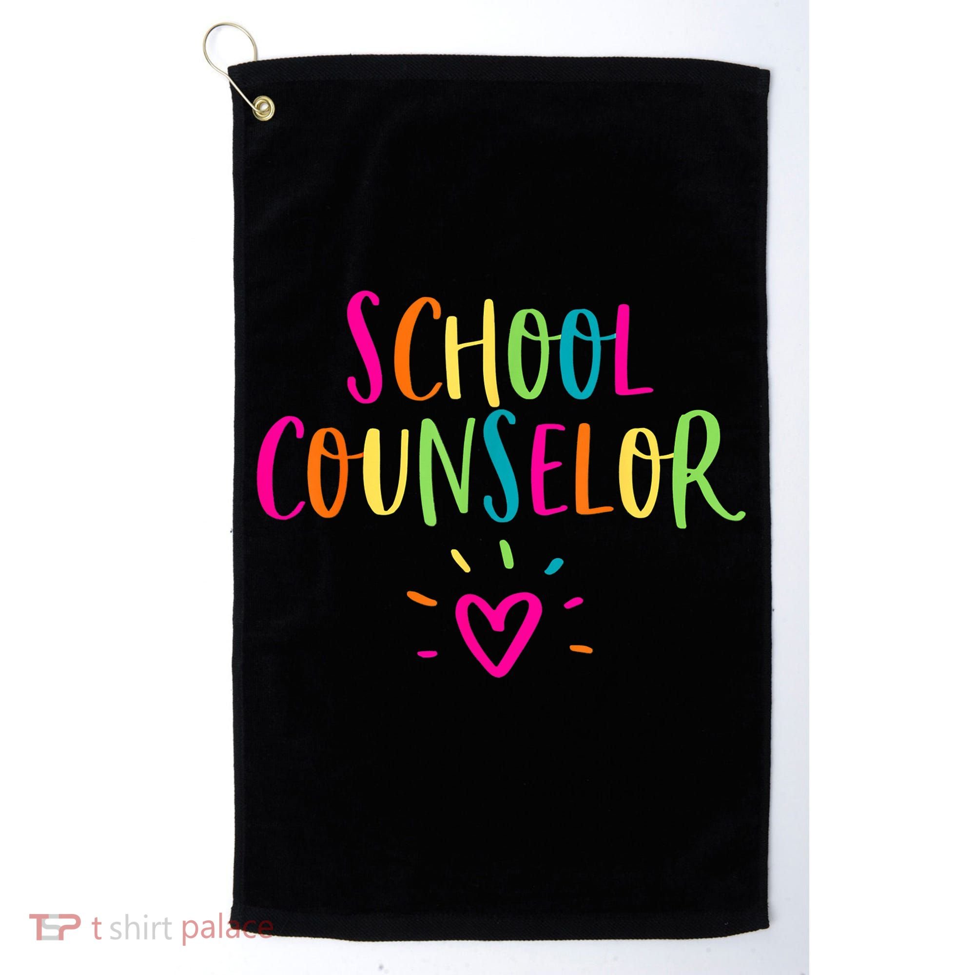 Funny School Guidance Counselor Appreciation Golf Towel