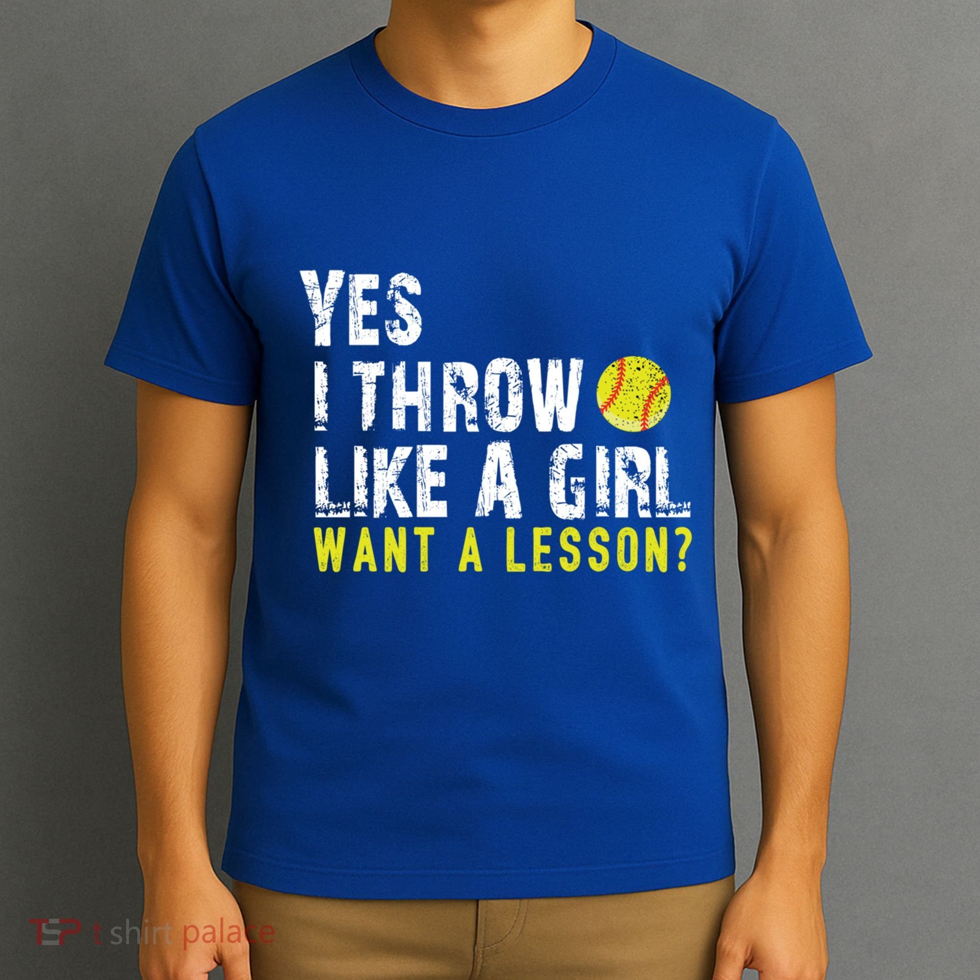 Funny Softball Gift Throw Like A Cool Gift T-Shirt