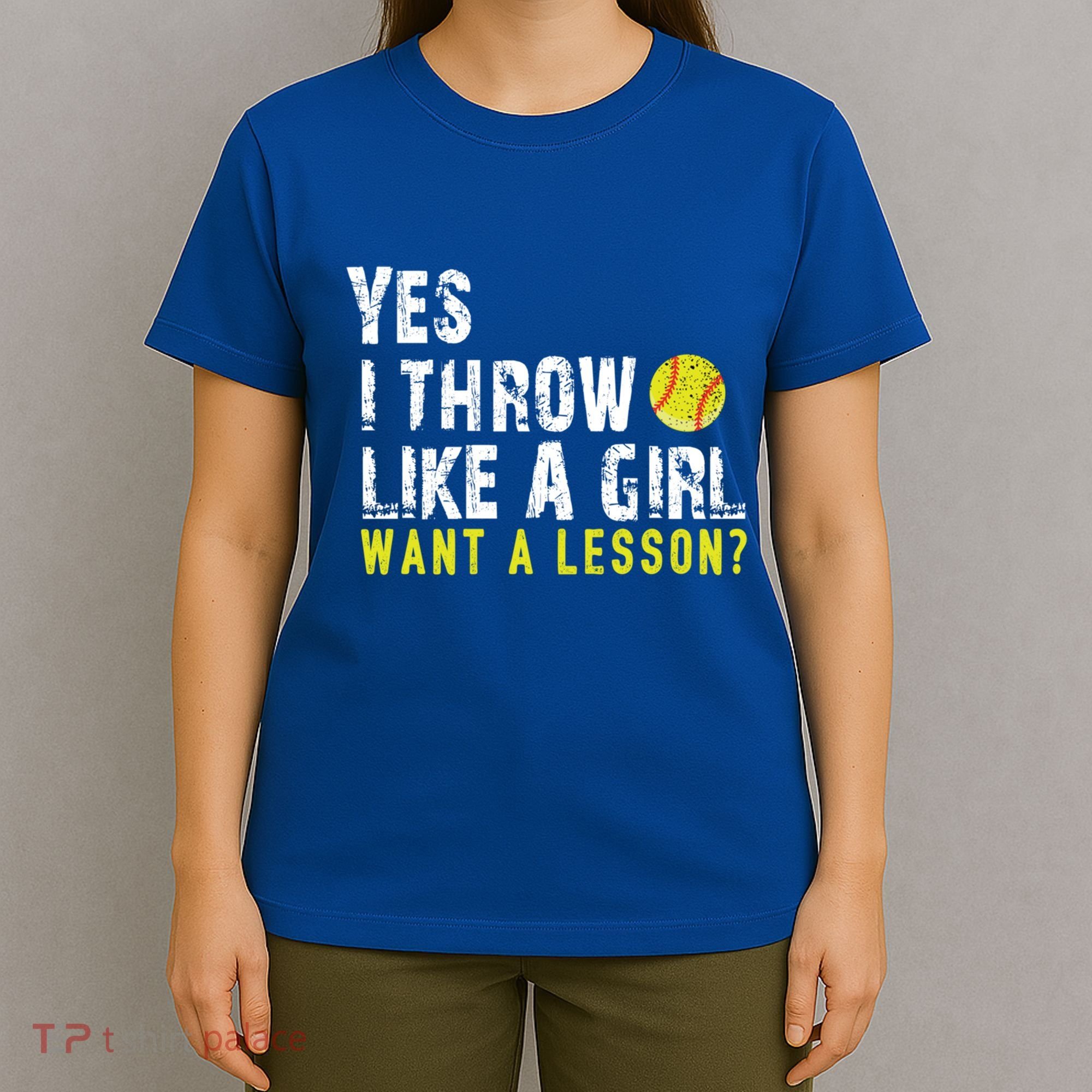 Funny Softball Gift Throw Like A Cool Gift T-Shirt