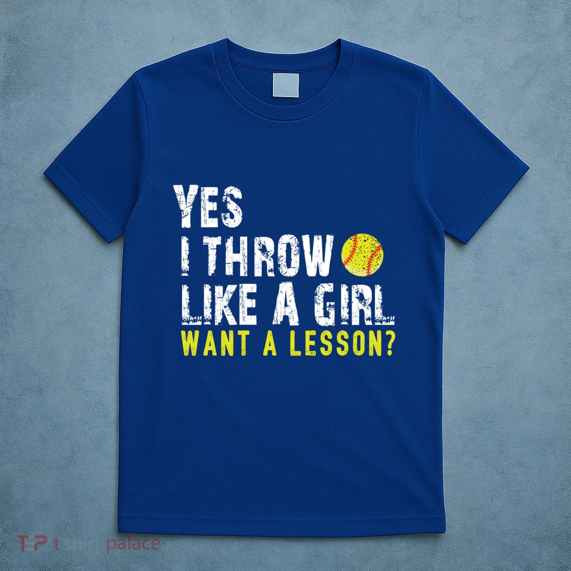 Funny Softball Gift Throw Like A Cool Gift T-Shirt