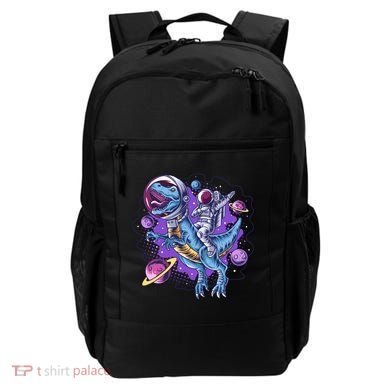 Funny Space Galaxy Astronaut Trex Dinosuar Backpack