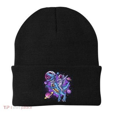 Funny Space Galaxy Astronaut Trex Dinosuar Beanie