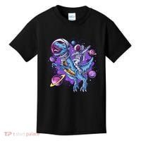 Funny Space Galaxy Astronaut Trex Dinosuar Kids T-Shirt thumb 0
