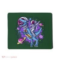 Funny Space Galaxy Astronaut Trex Dinosuar Mousepad thumb 0