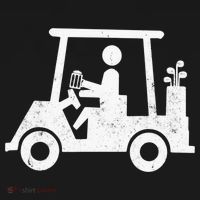Funny Skeleton Golfer Holding A Beer in Golf Cart Baby Long Sleeve Bodysuit thumb 2