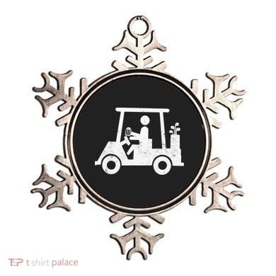 Funny Skeleton Golfer Holding A Beer in Golf Cart Ornament