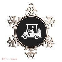 Funny Skeleton Golfer Holding A Beer in Golf Cart Ornament thumb 0