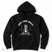 Funny Silly Goose Got Too Silly Goose In Jail Net Trapped Hoodie thumb 0