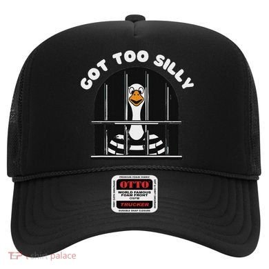 Funny Silly Goose Got Too Silly Goose In Jail Net Trapped Hat