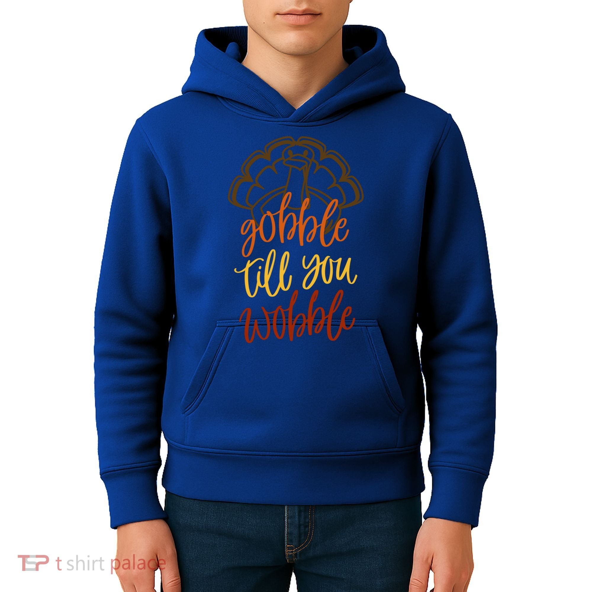 Fall Season Gobble Till You Wobble Adv054c Gift Kids Hoodie