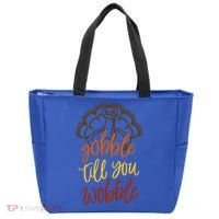 Fall Season Gobble Till You Wobble Adv054c Gift Tote Bag thumb 0