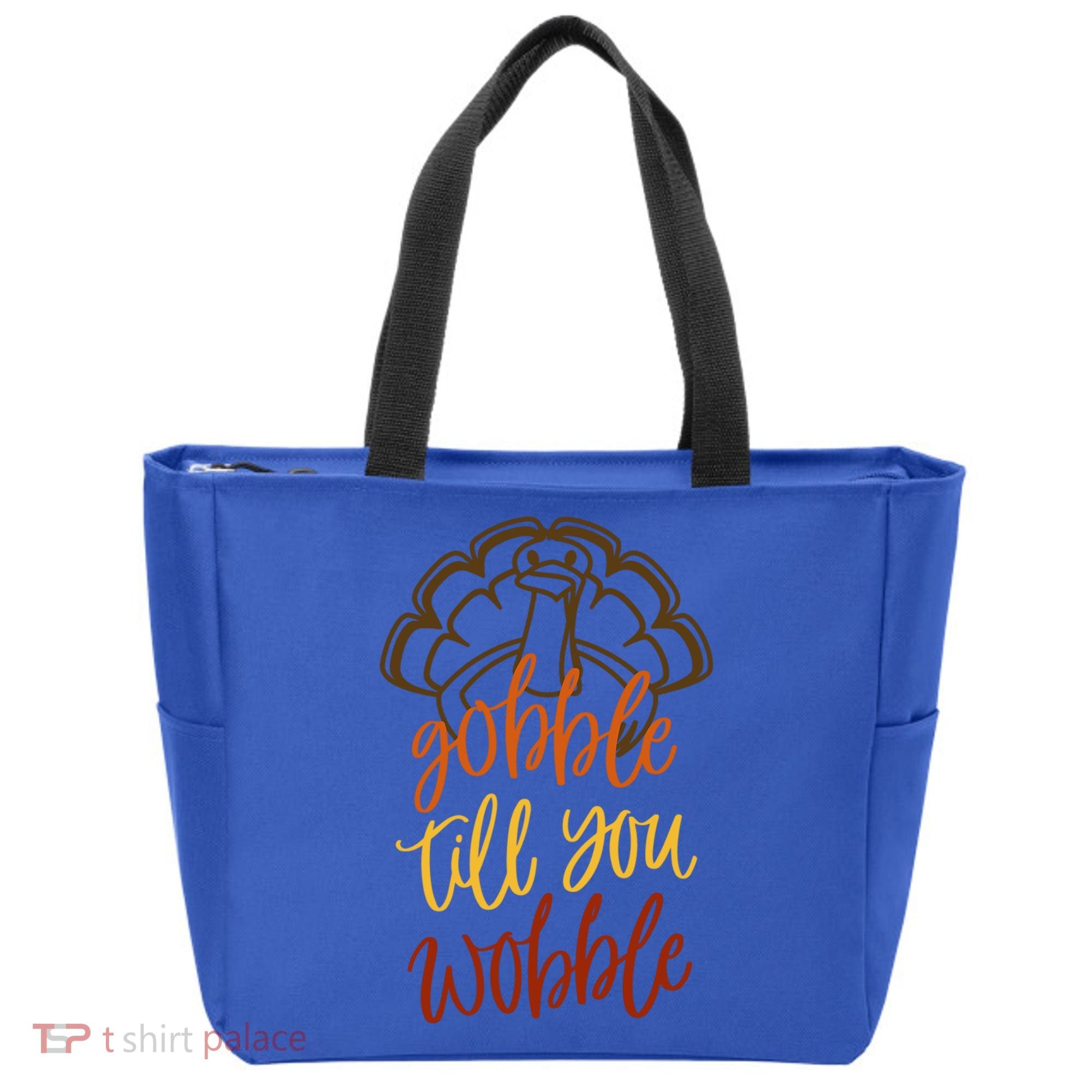 Fall Season Gobble Till You Wobble Adv054c Gift Tote Bag