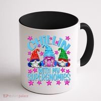 Funny Superhero Gnomes Chillin With My Gnomies Cool Gift Coffee Mug thumb 1